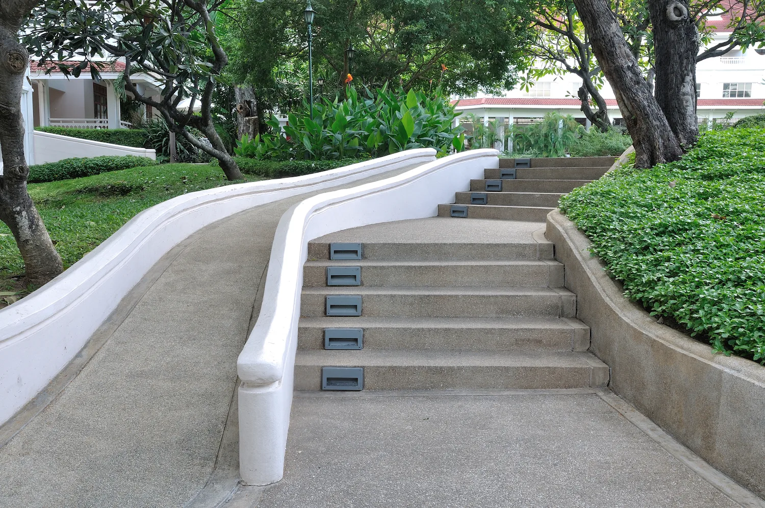 Concrete access ramp built for a Geelong property