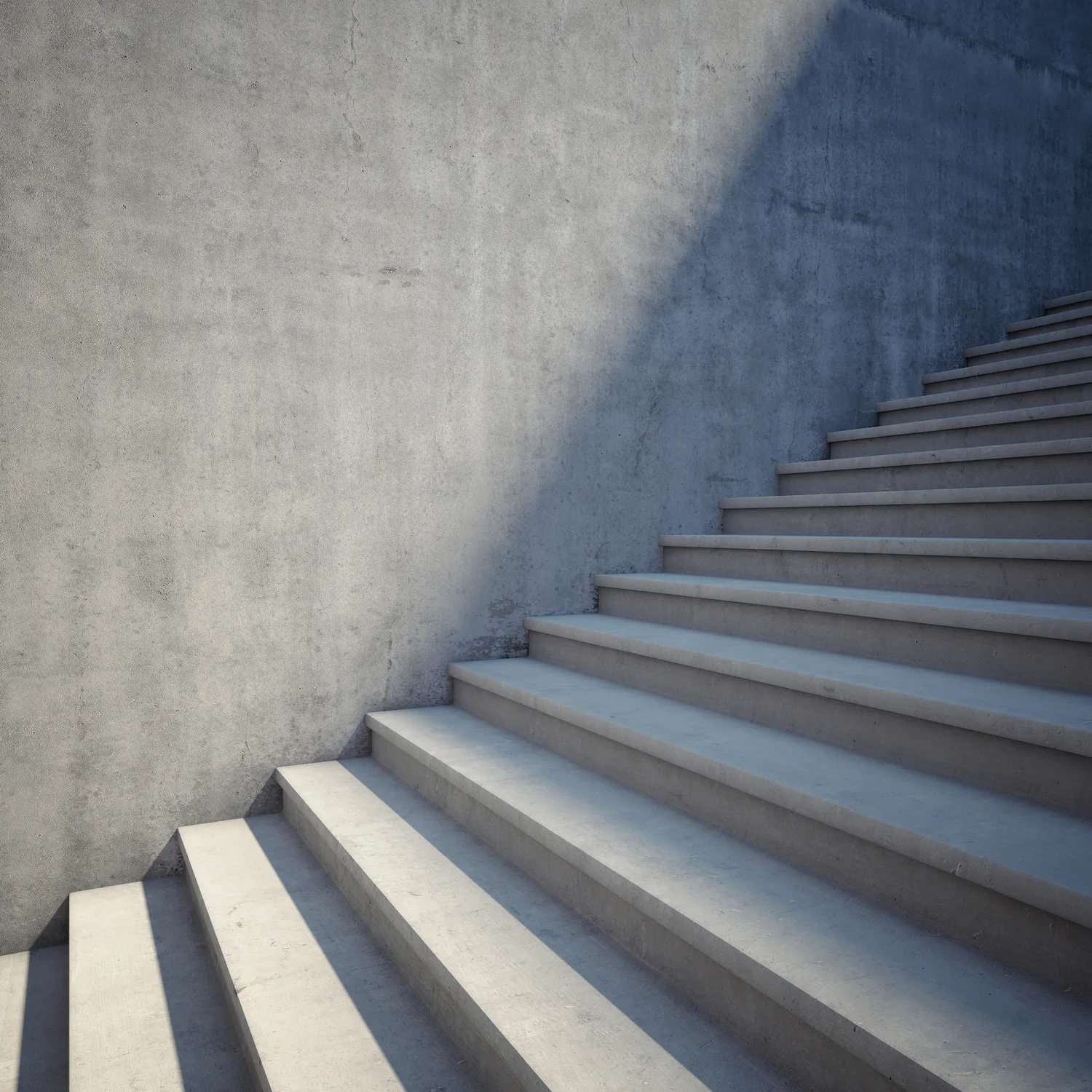 Concrete steps built into a sloped Geelong property
